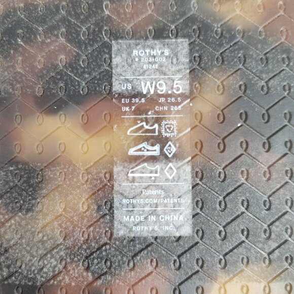 Rothy's The Lightweight Wedge Women's Sz 9.5 Beach Sand Chunky Platform Sandals - Picture 10 of 10